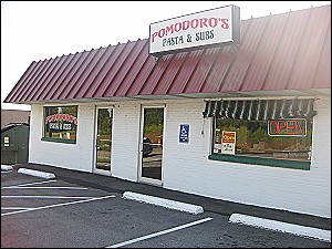 Pomodoro's Pasta & Subs is located at 3618 Jeffco Blvd. (at Richardson Road) in Arnold, Missouri